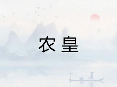 农皇 农皇