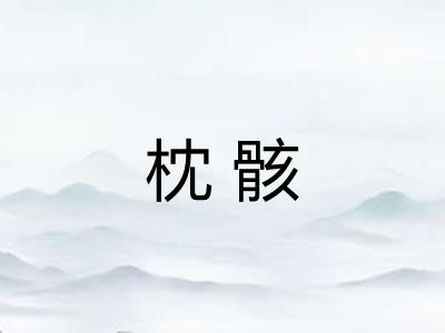 枕骸