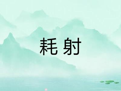 耗射