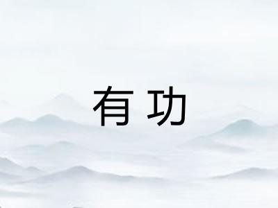 有功