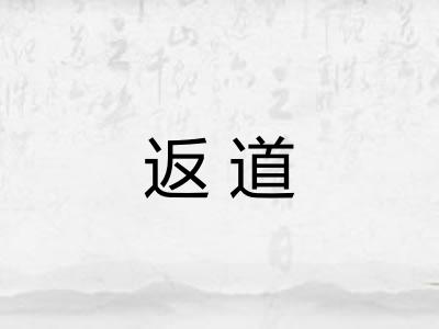 返道 返道