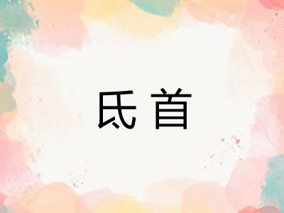 氐首