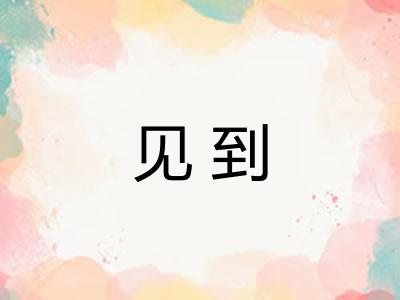 见到