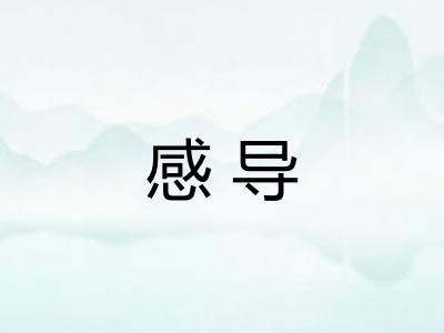 感导