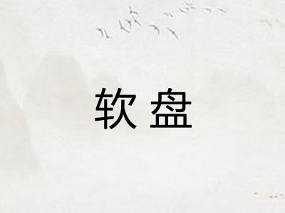 软盘