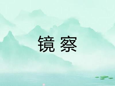 镜察
