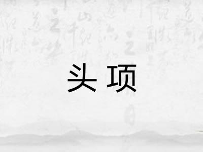 头项