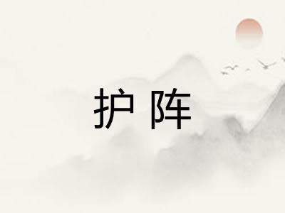 护阵