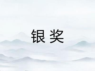银奖