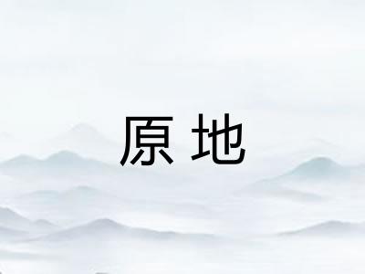 原地 原地