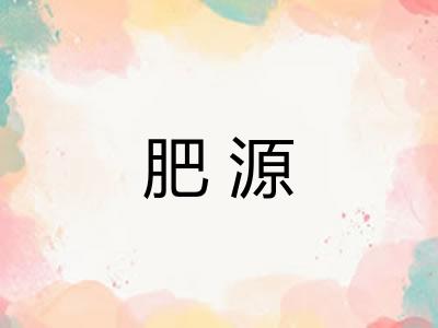 肥源