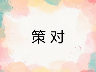 策对