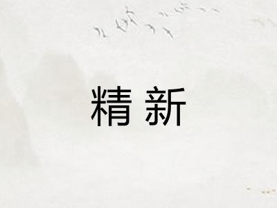 精新