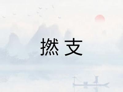 撚支 撚支