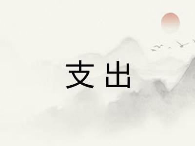 支出 支出