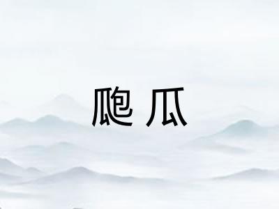 瓟瓜