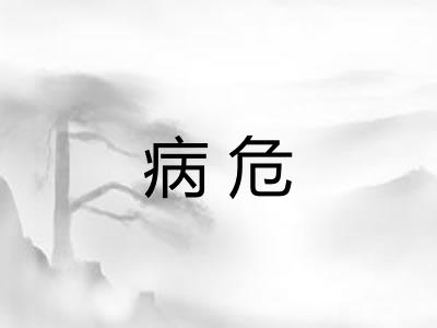 病危 病危