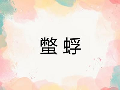蟞蜉