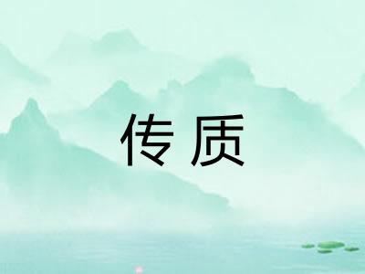 传质