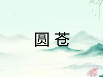 圆苍
