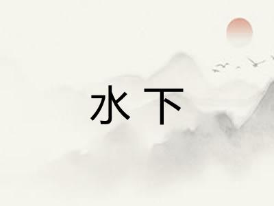 水下 水下