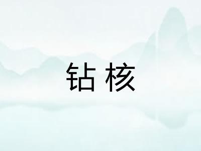 钻核 钻核