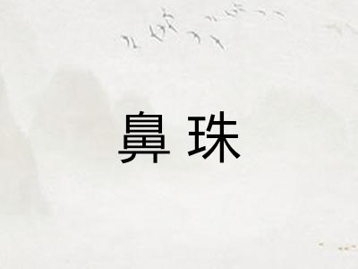 鼻珠