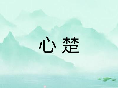 心楚