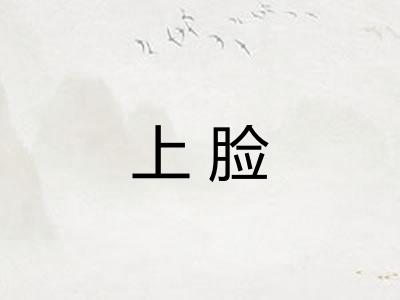上脸 上脸