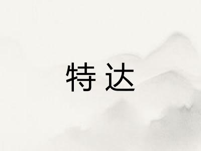 特达 特达