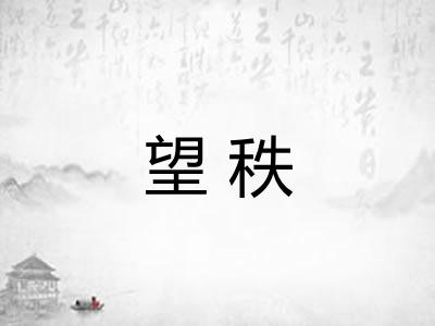 望秩