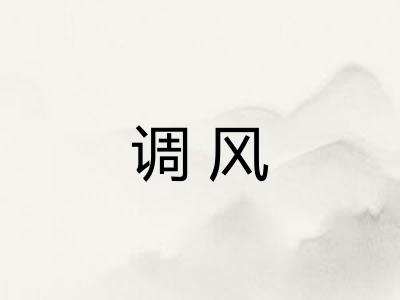 调风 调风