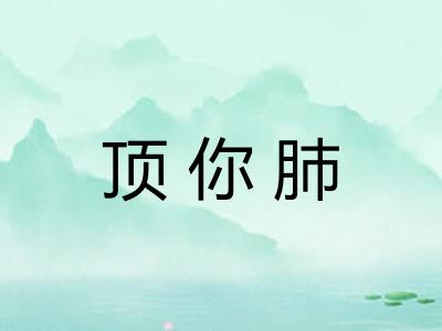顶你肺