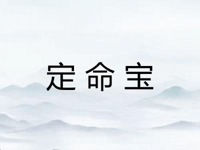 定命宝