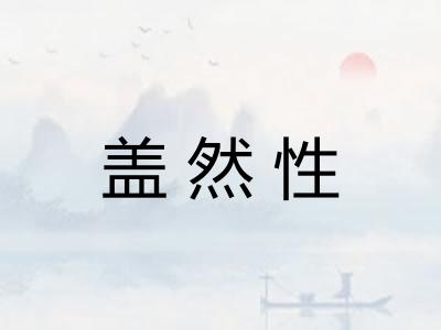 盖然性