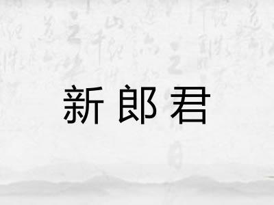 新郎君