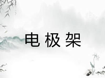 电极架