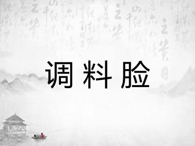 调料脸