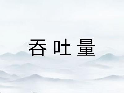 吞吐量