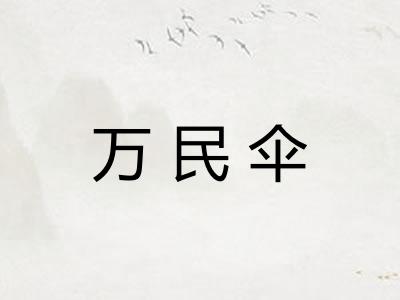 万民伞 万民伞