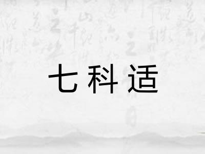 七科适 七科适