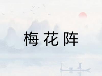 梅花阵 梅花阵