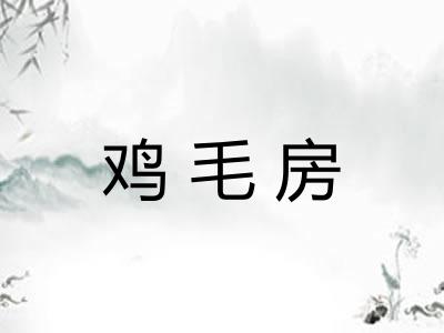 鸡毛房