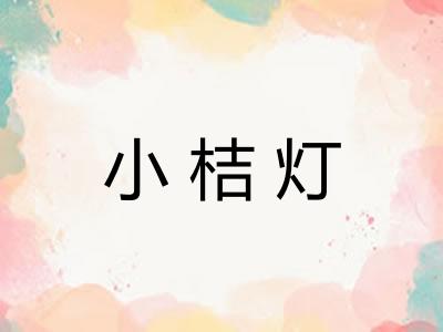 小桔灯 小桔灯