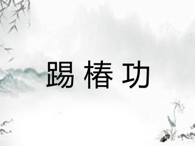 踢椿功