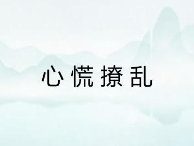 心慌撩乱 心慌撩乱