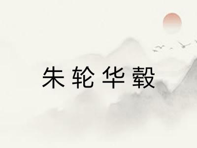 朱轮华毂 朱轮华毂