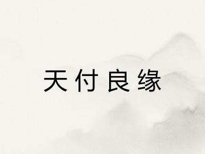 天付良缘 天付良缘