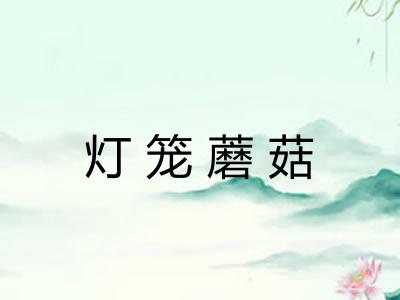 灯笼蘑菇