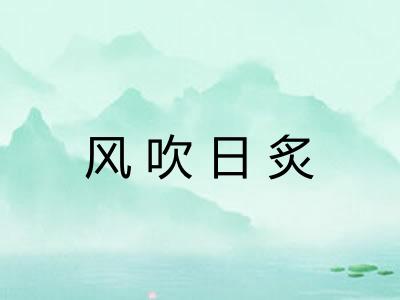 风吹日炙